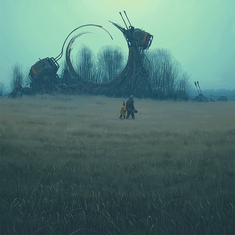 Labyrinth by Simon Stålenhag